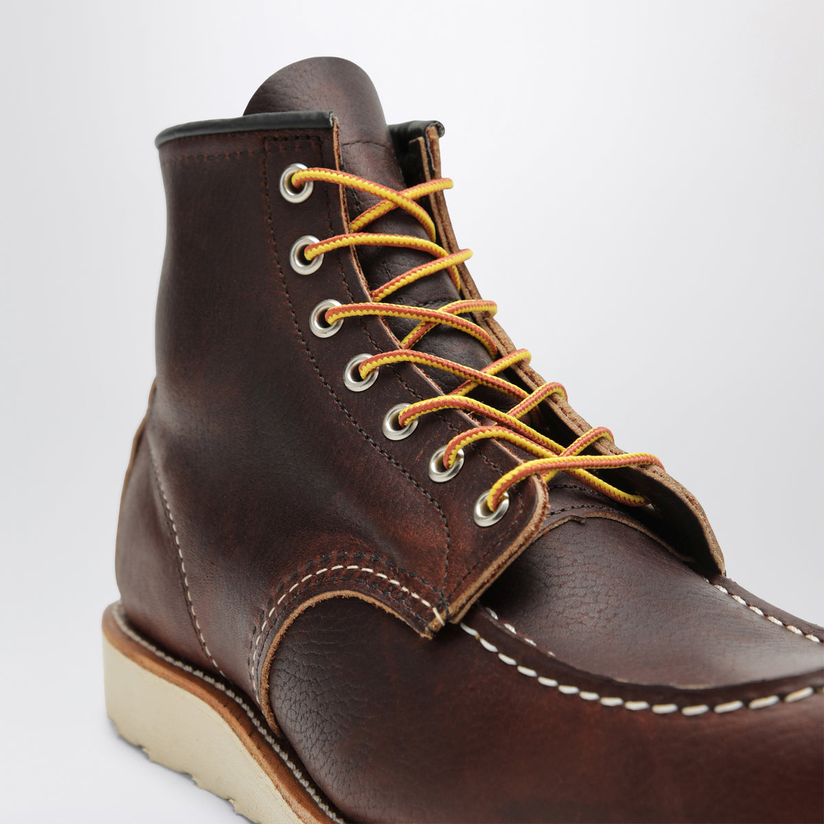 Brown Classic Moc 6-Inch boots in leather