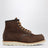 Chocolate Brown Classic Moc 6-Inch boots in leather