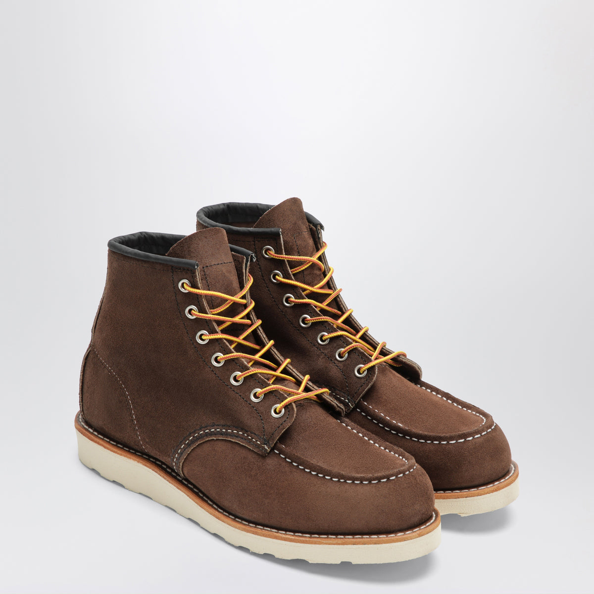 Chocolate Brown Classic Moc 6-Inch boots in leather
