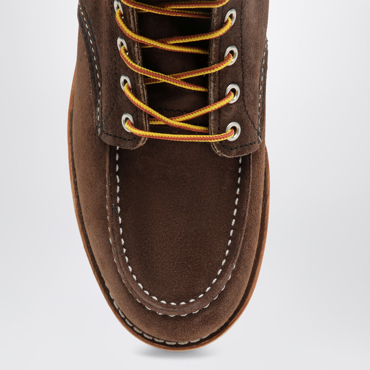 Chocolate Brown Classic Moc 6-Inch boots in leather