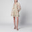 Roselight Minikleid aus Leinen mit Salbei-Blumenmuster