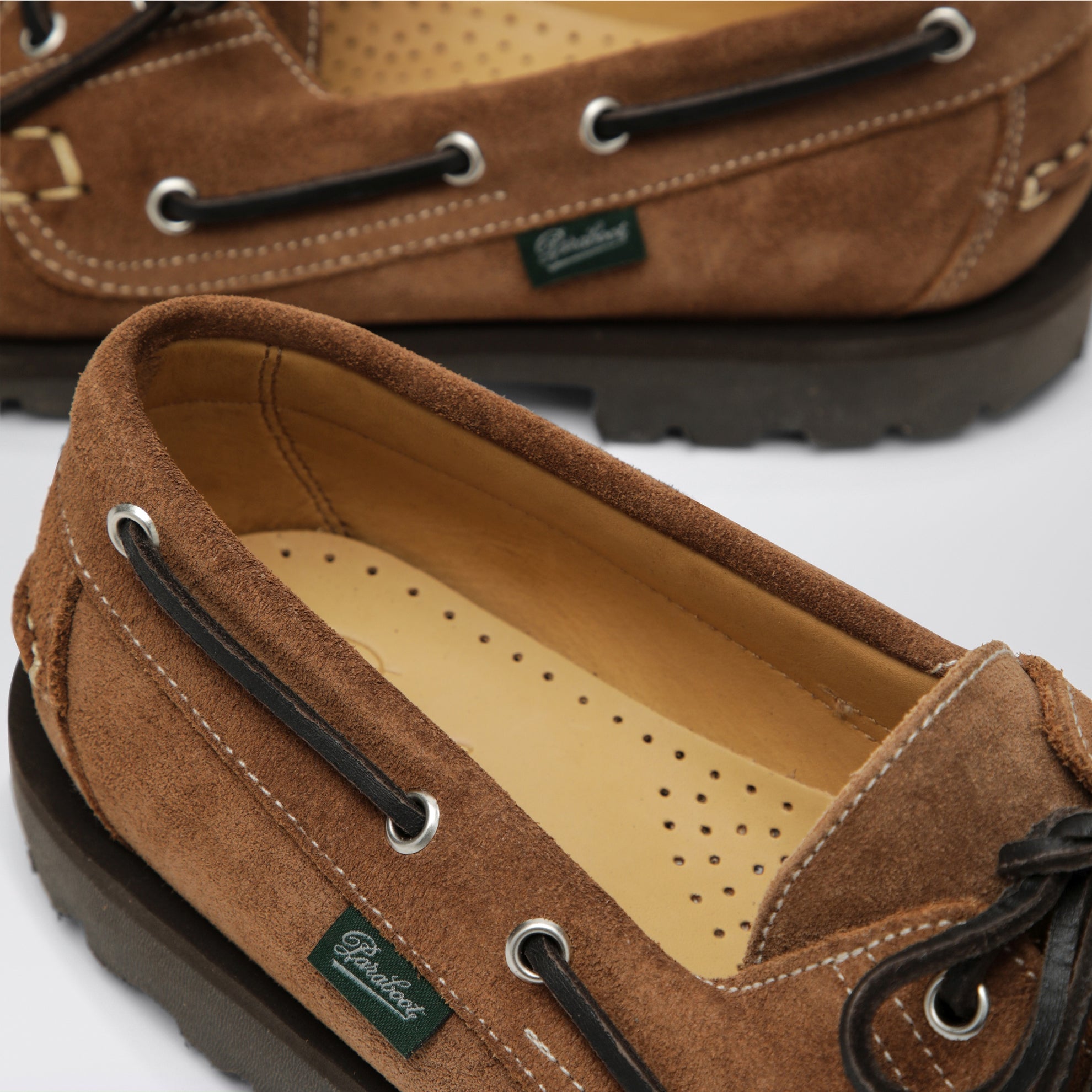 Malo suede shoes Cognac color