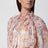 Valiant pfirsichfarbene Bluse mit Blumenmuster