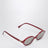 Miu Regard oval sunglasses in burgundy
