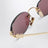 Lunettes de soleil Miu Miu Logo or/jaune