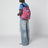 Pink Punk Bag backpack with graphics and charms