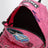 Pink Punk Bag backpack with graphics and charms
