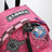 Pink Punk Bag backpack with graphics and charms