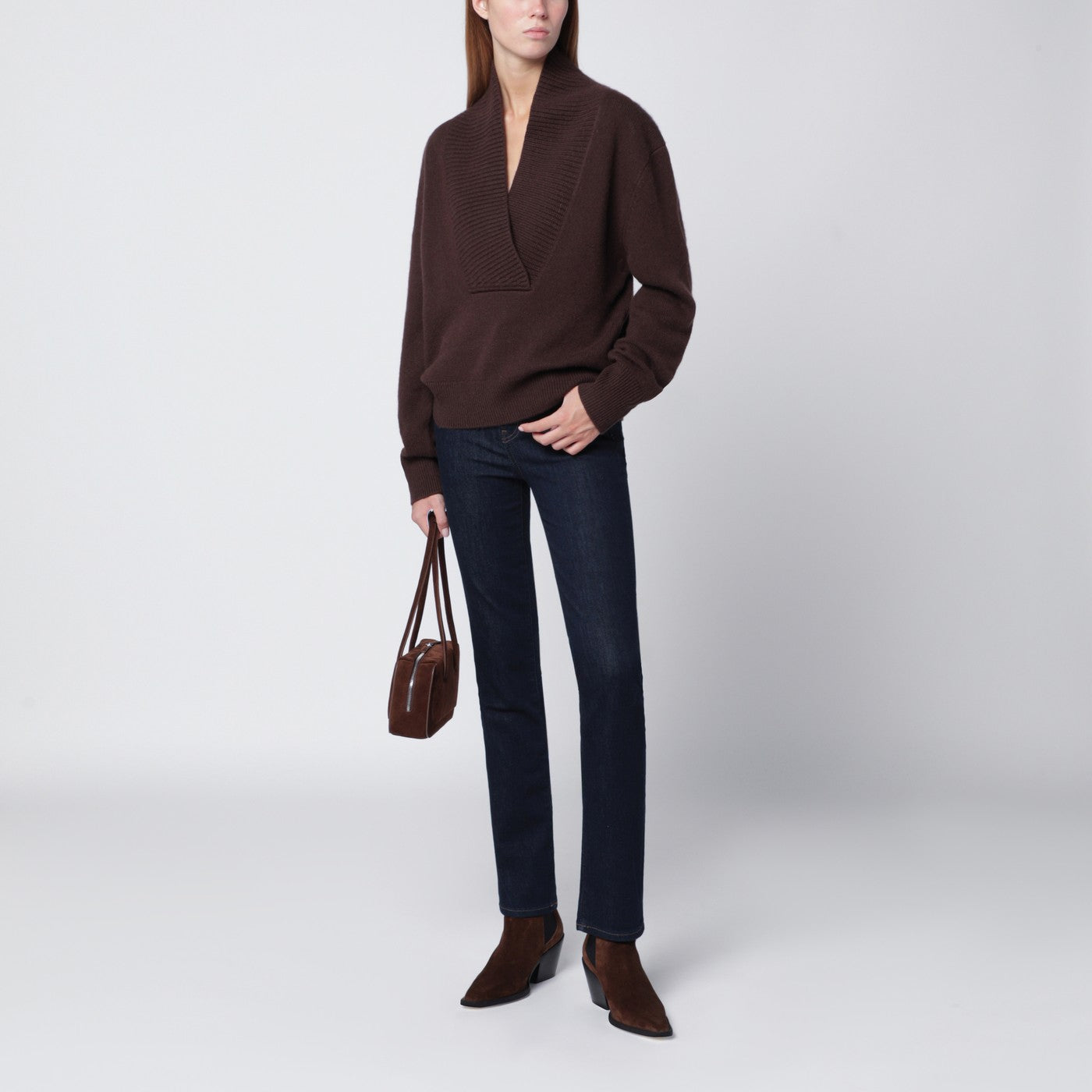 Dunkelblaue gerade Jeans The Pencil