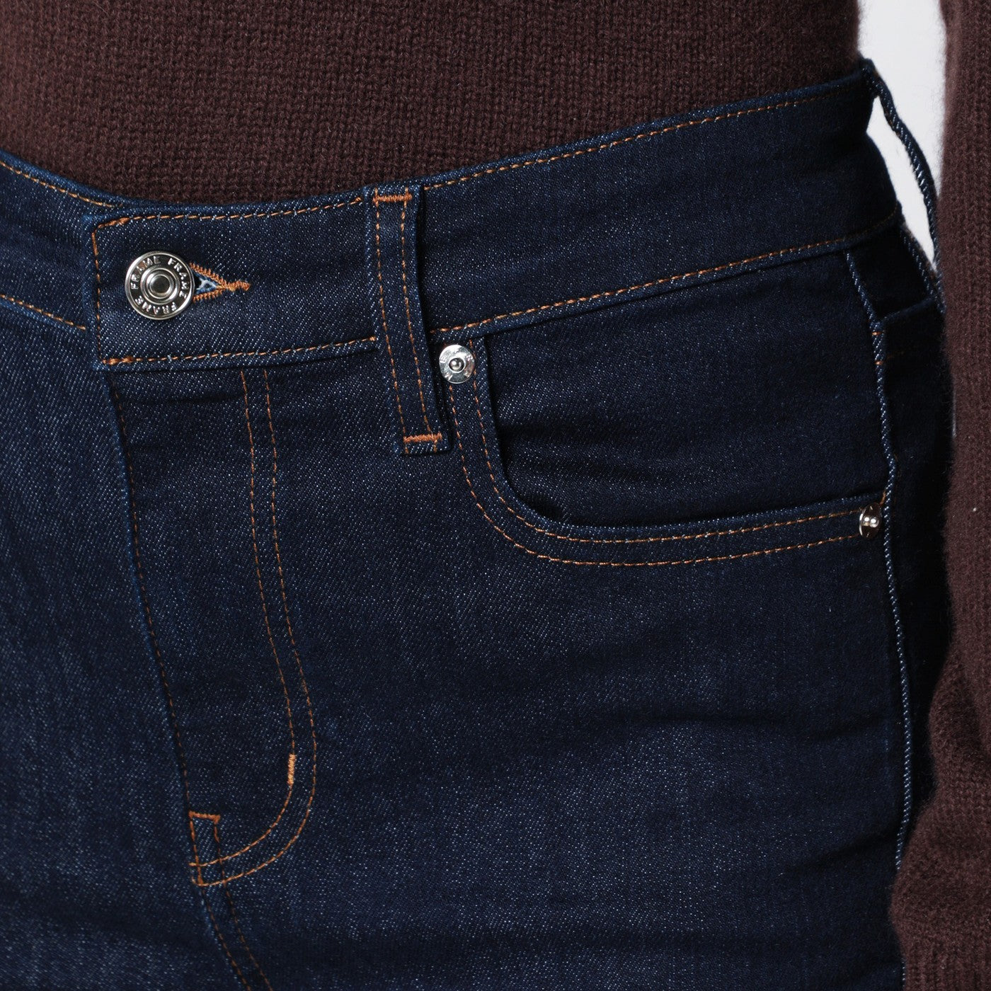 Dunkelblaue gerade Jeans The Pencil