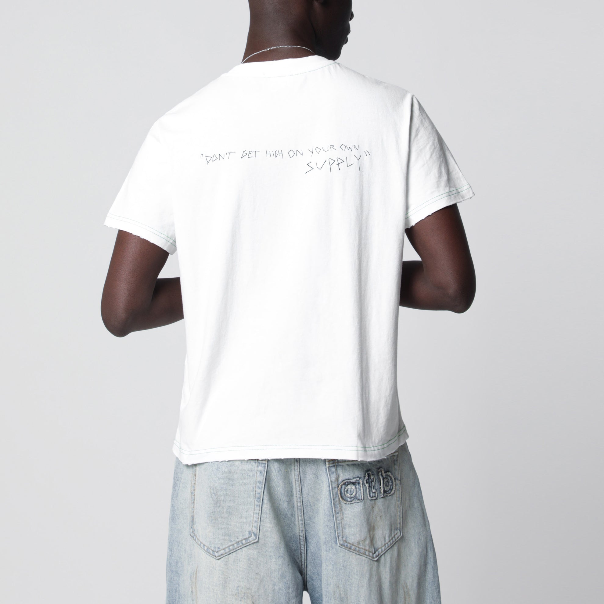 White “Best Bud’s” distressed T-shirt