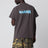 Grey washed “Dead or Alive” distressed T-shirt