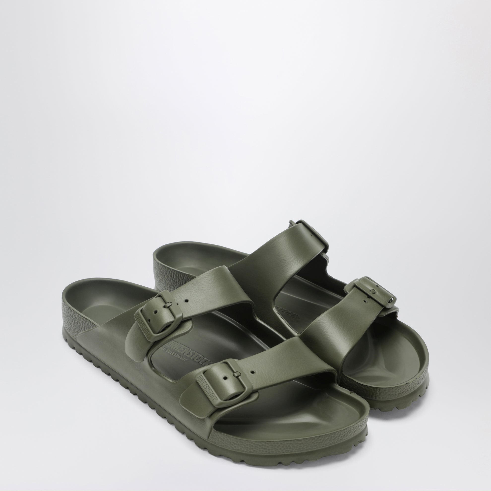 Arizona Slides in Khakigrün aus EVA von Birkenstock