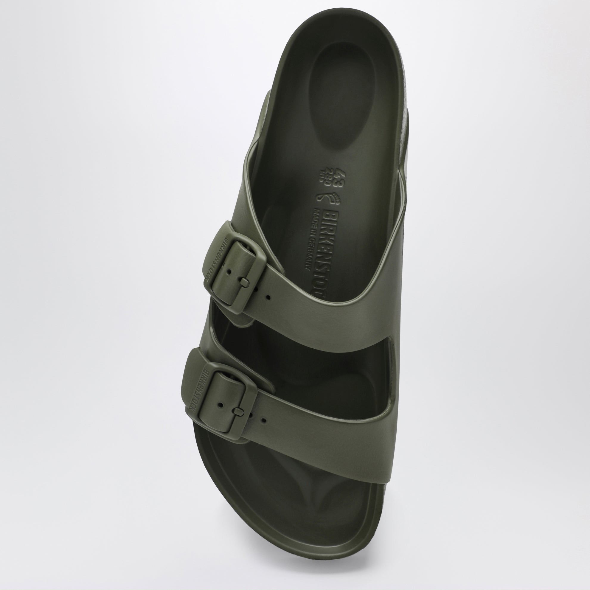 Arizona Slides in Khakigrün aus EVA von Birkenstock