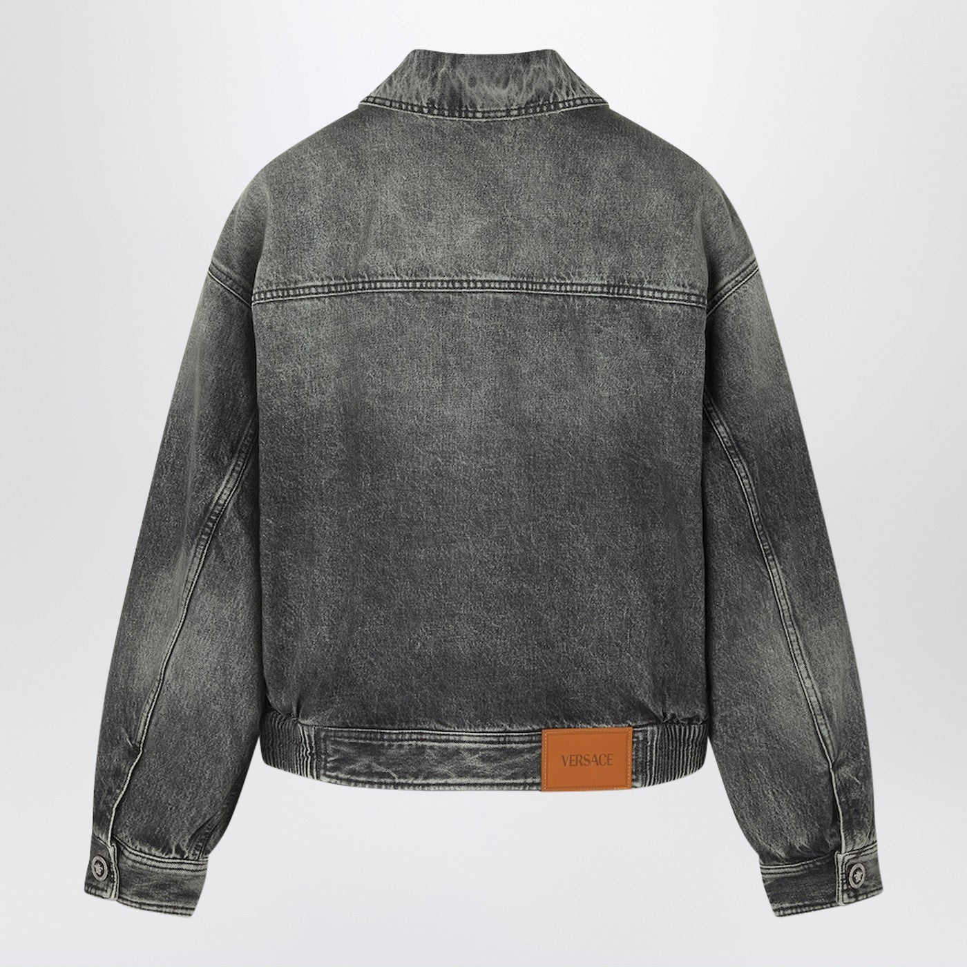 Blouson in denim grigio