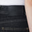 Black jeans with studs and crystals