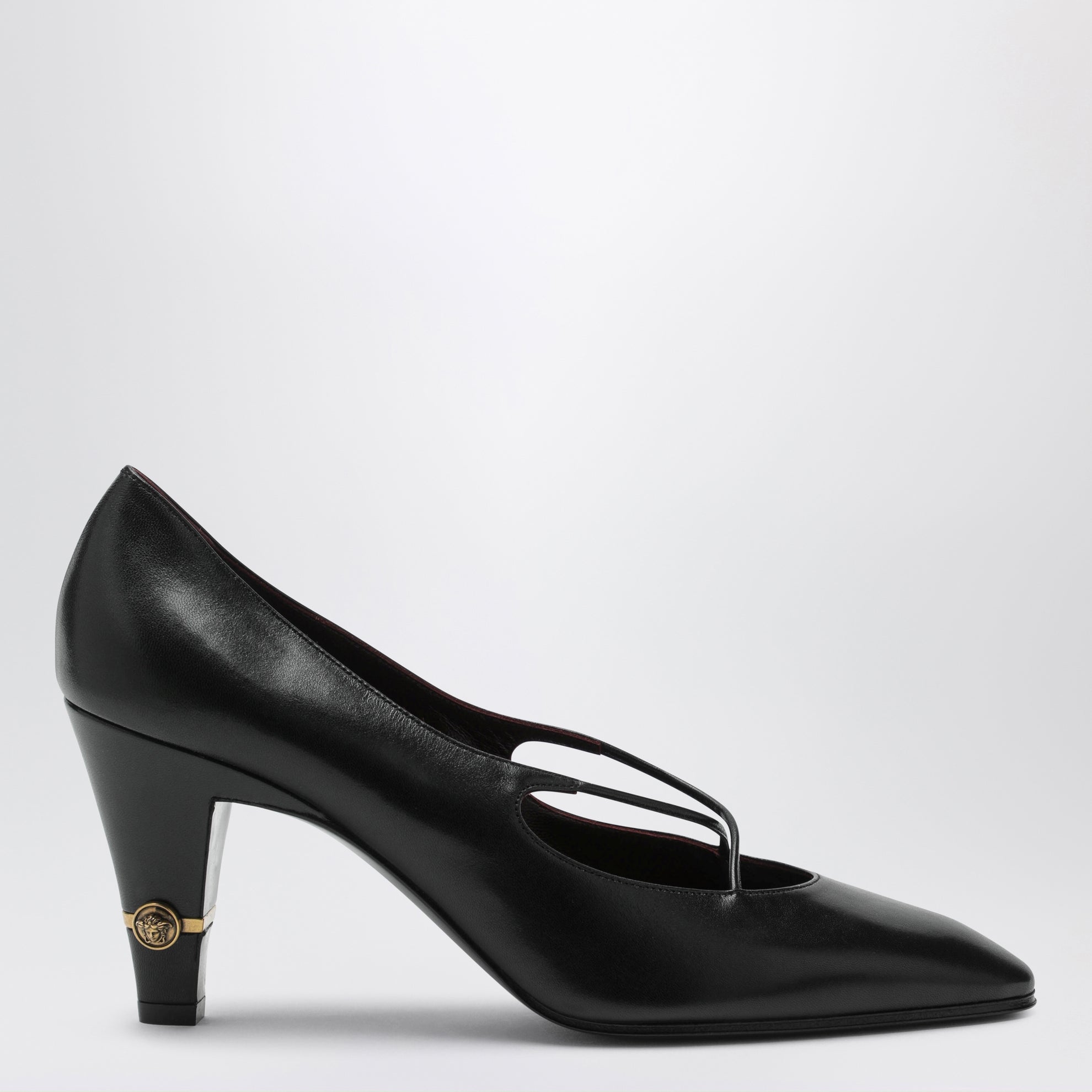 Giulietta Pumps aus schwarzem Leder