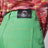 Pastel green Capri jeans