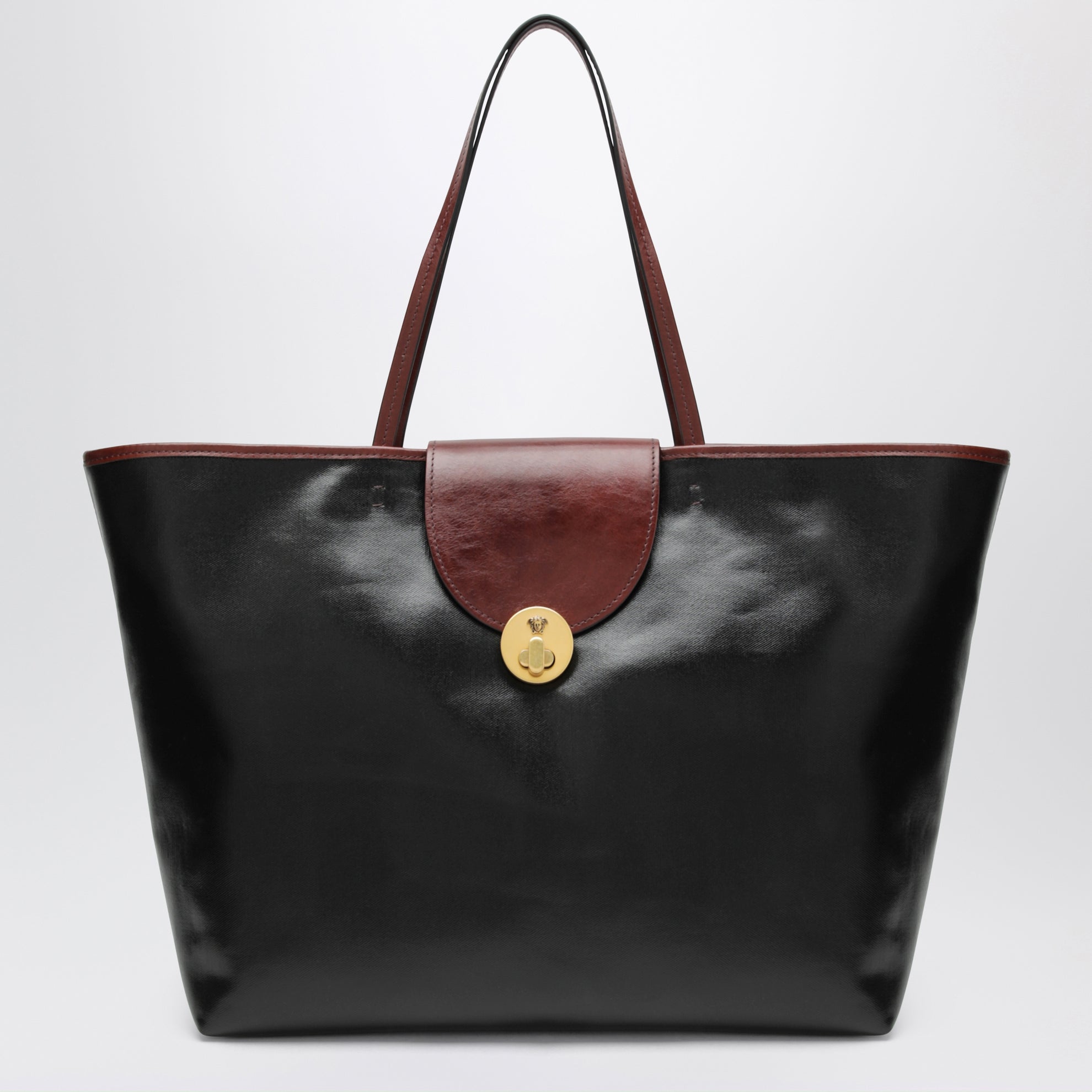 Große Vivian Shopper-Tasche aus beschichtetem Canvas