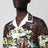 Slim printed silk twill shirt