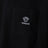 T-shirt in jersey di cotone con ricamo Medusa nera