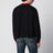Schwarz/rotes Langarm-T-Shirt