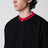 Schwarz/rotes Langarm-T-Shirt