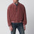 Aubergine silk bomber jacket