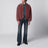 Aubergine silk bomber jacket
