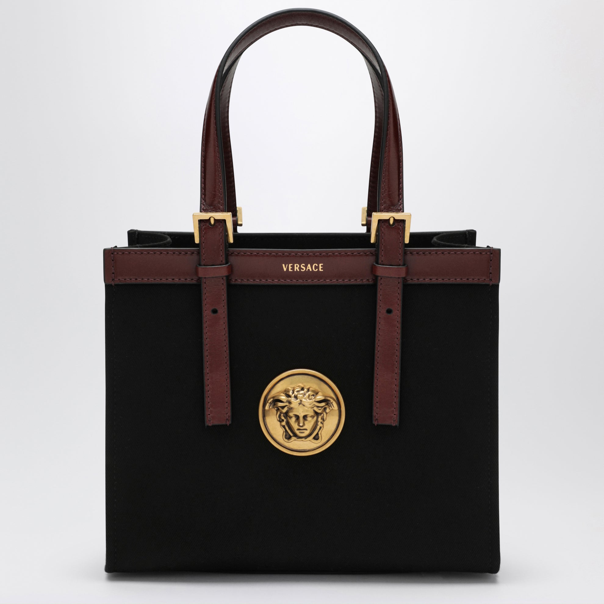 Borsa shopper mini Rivière nera in tela