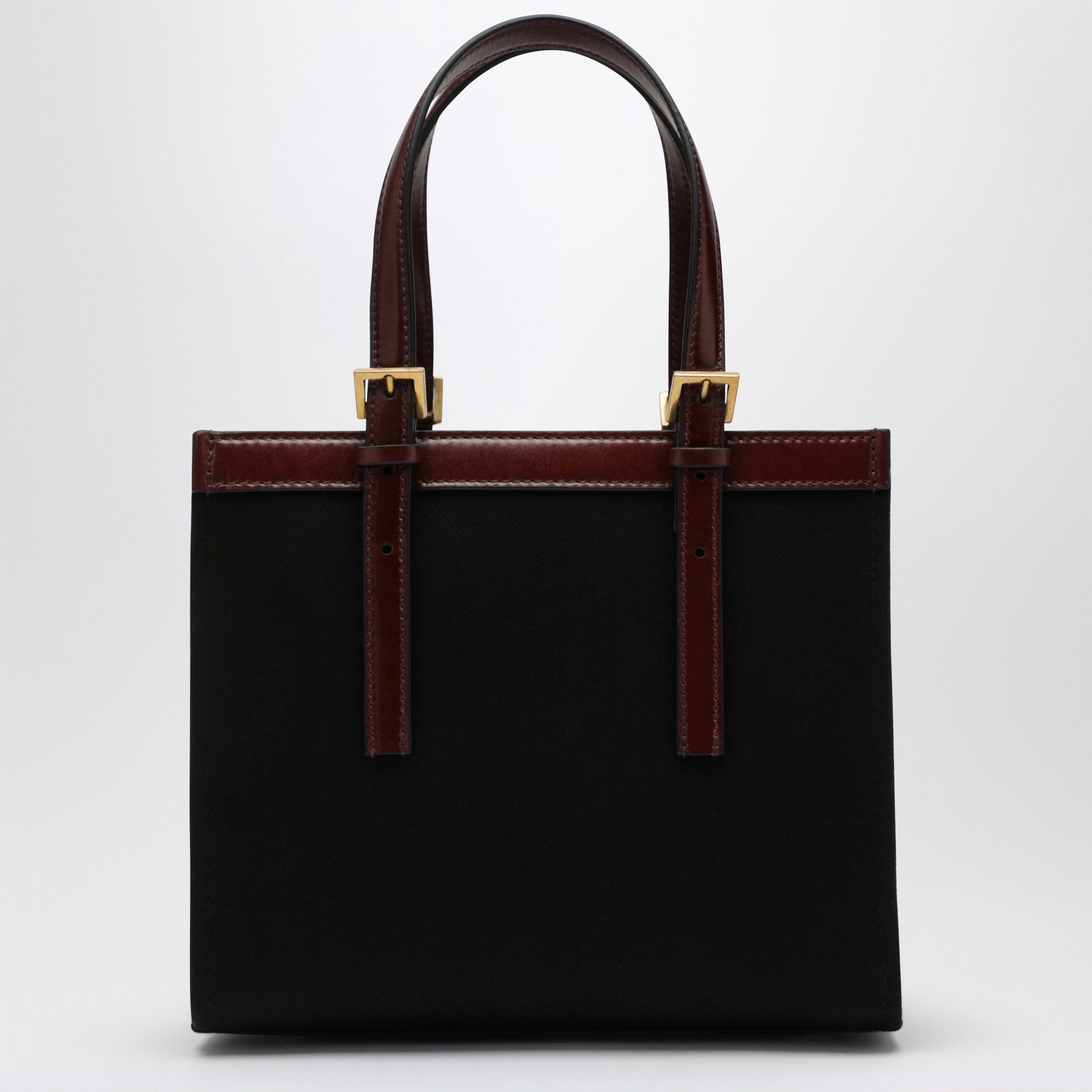 Borsa shopper mini Rivière nera in tela