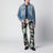 Giacca in denim stonewashed blu medio