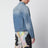 Giacca in denim stonewashed blu medio