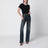 Black stretch cotton jersey T-shirt