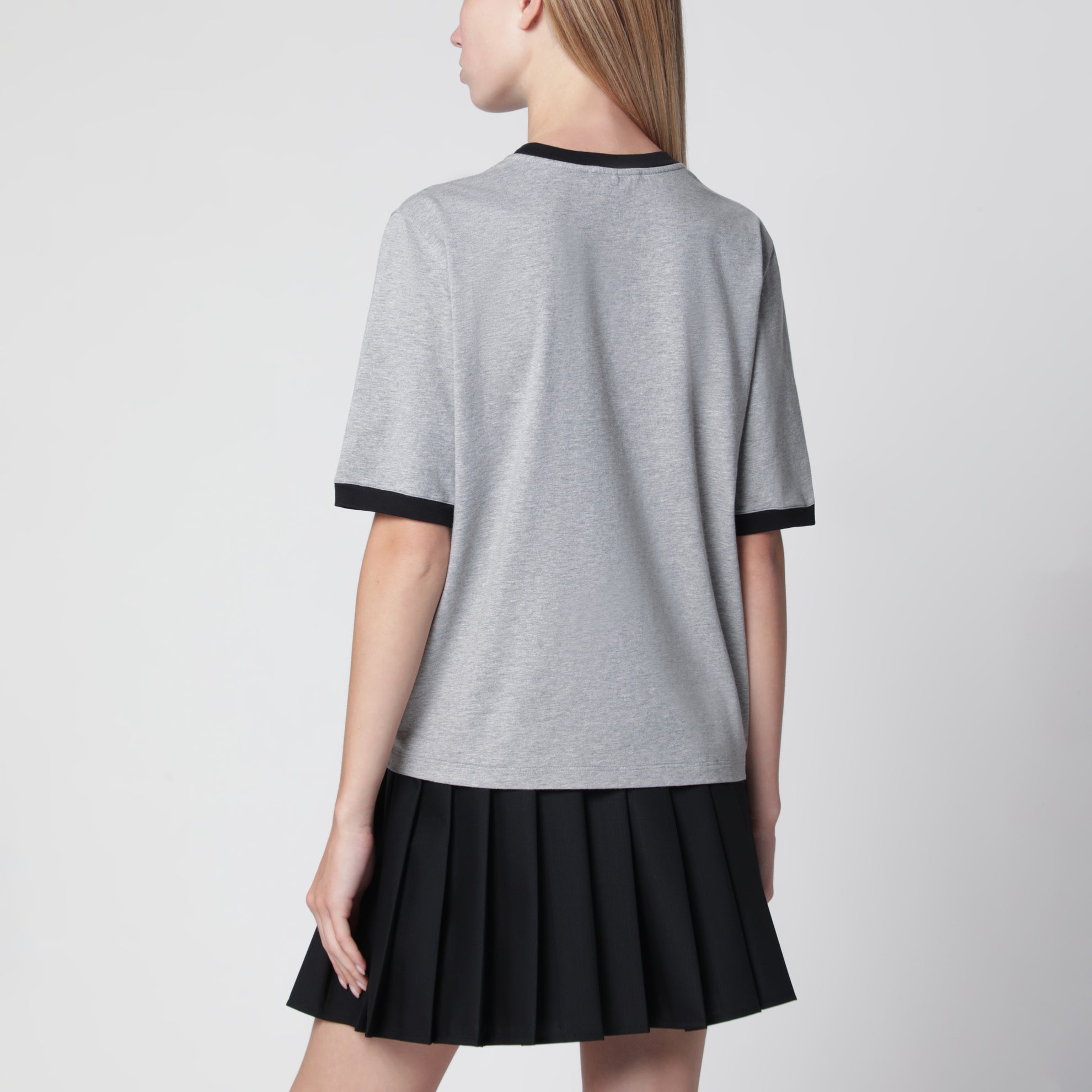 Cotton Jersey T-Shirt with Printed Logo