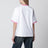 T-shirt en jersey de coton imprimé blanc et goyave