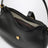 Borsa hobo Emblème nera in nappa