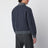 Cardigan zippé gris foncé en laine