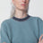 Light blue wool and cashmere crewneck sweater