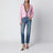 Cardigan rosa in lana e cashmere