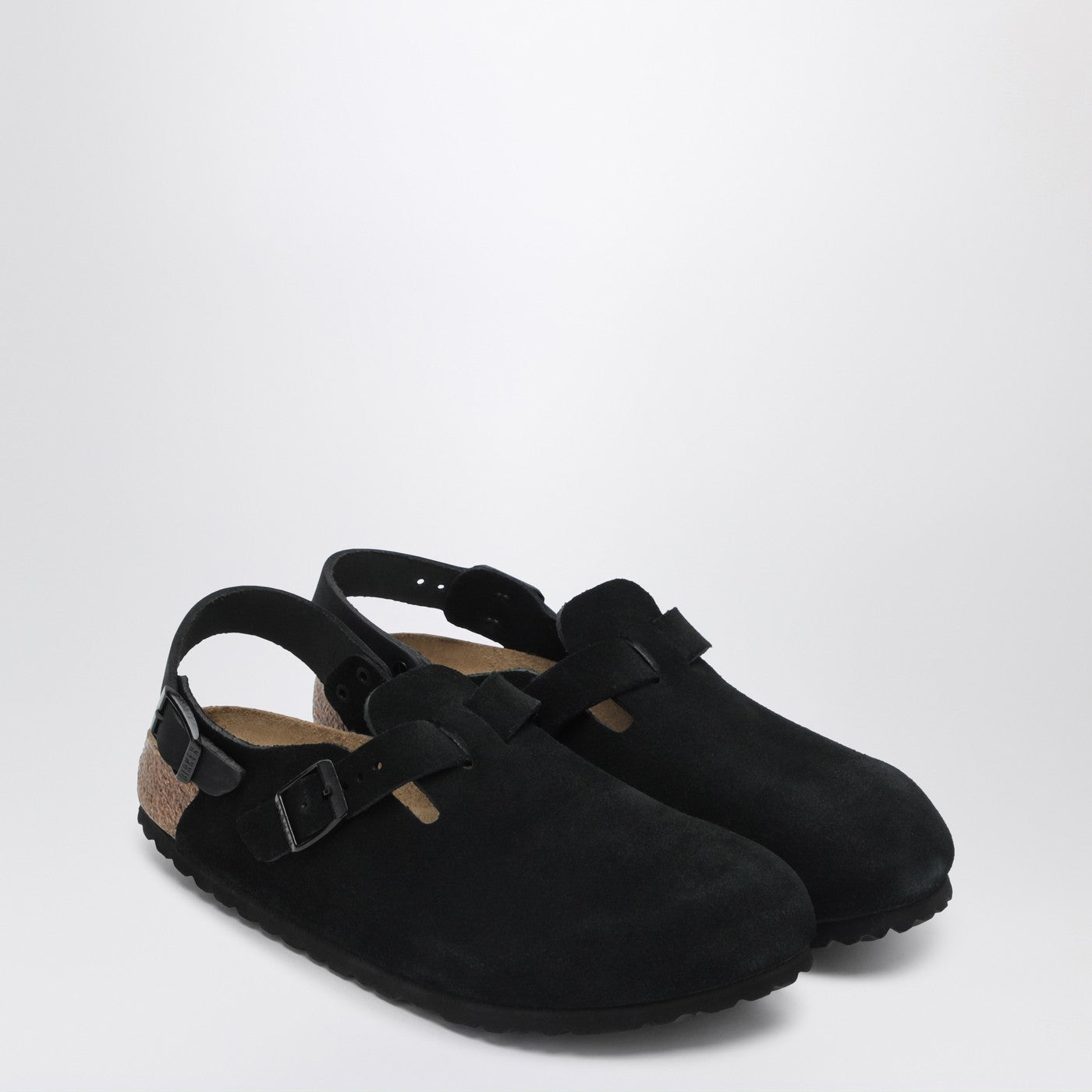 Black suede Tokyo ciabatta