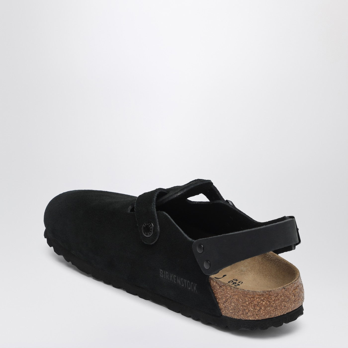 Black suede Tokyo ciabatta