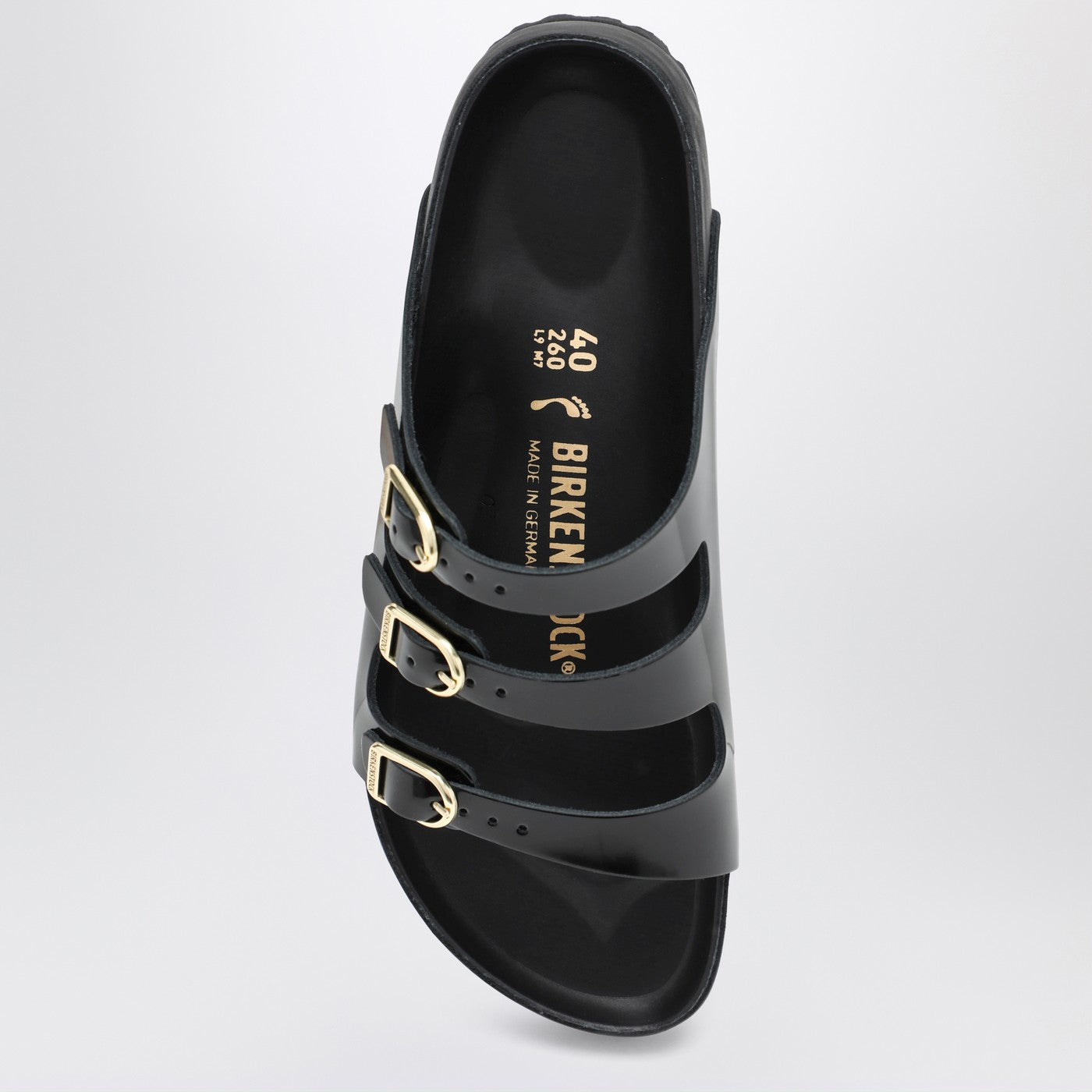 Slide Florida Dbuckle Exquisite lucida nera