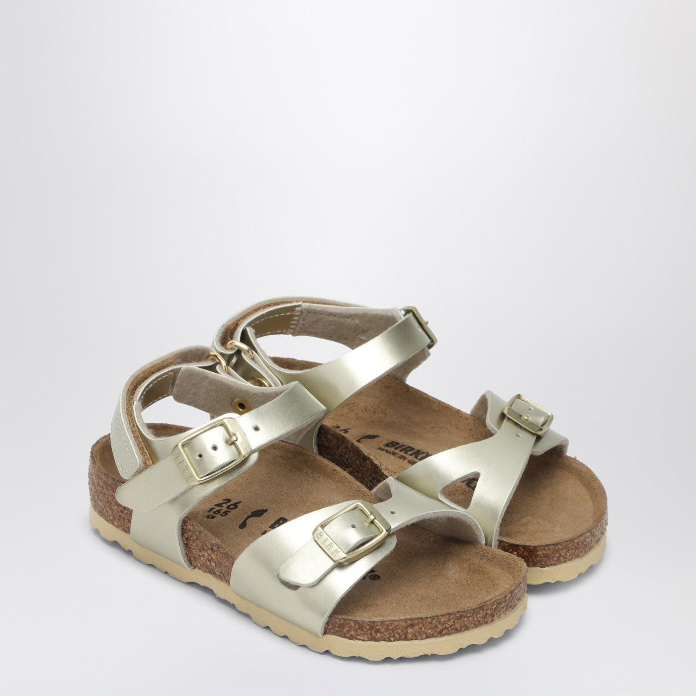 Rio metallic gold sandal