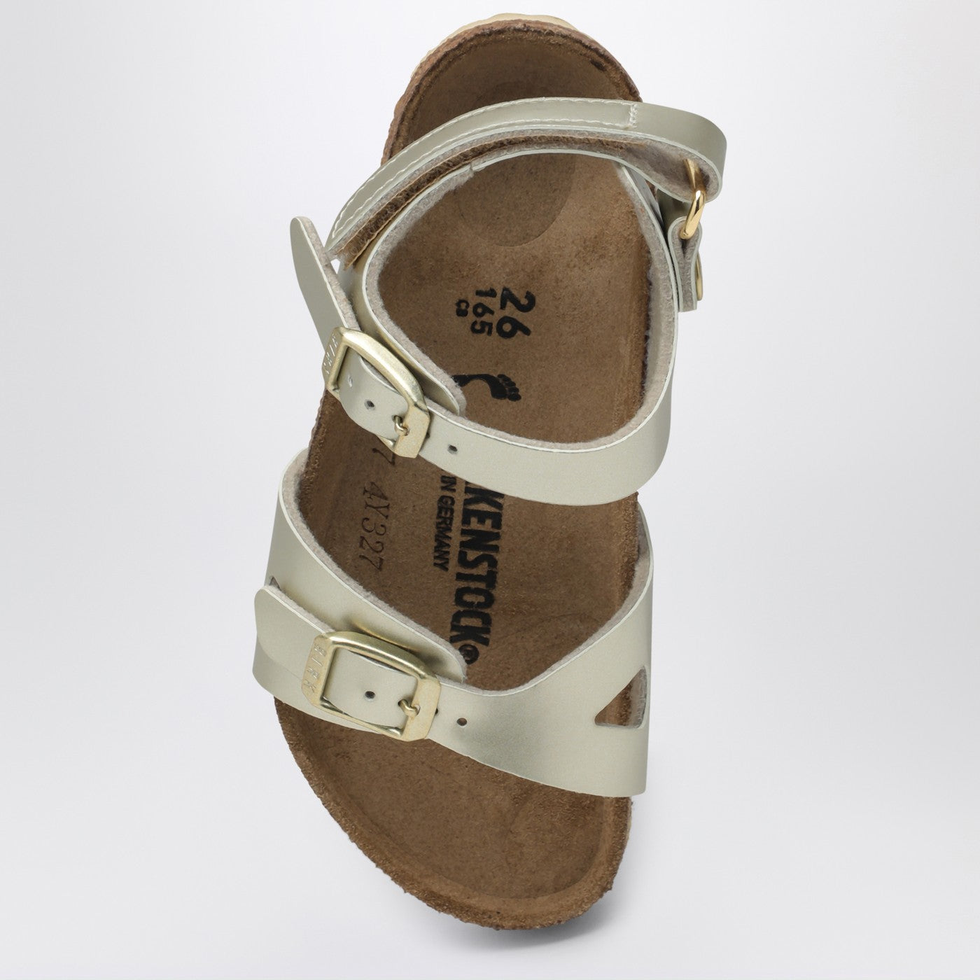 Rio metallic gold sandal