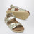Rio metallic gold sandal