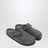 Boston suede clogs in charcoal