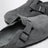 Sabot Boston in pelle scamosciata antracite