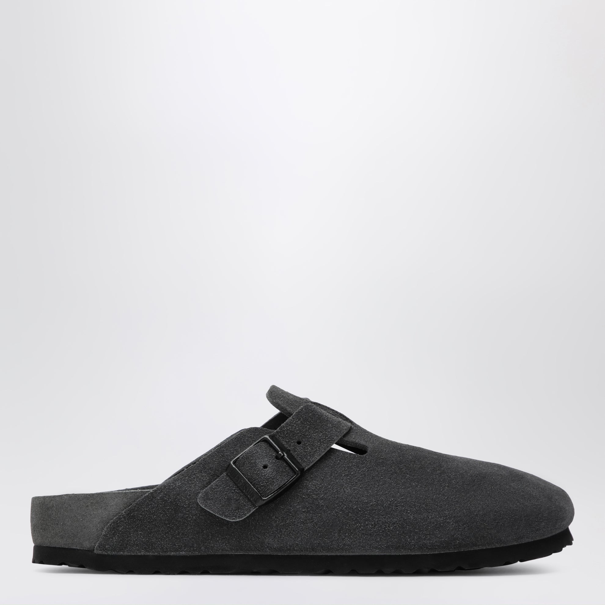 Sabots Boston en daim anthracite