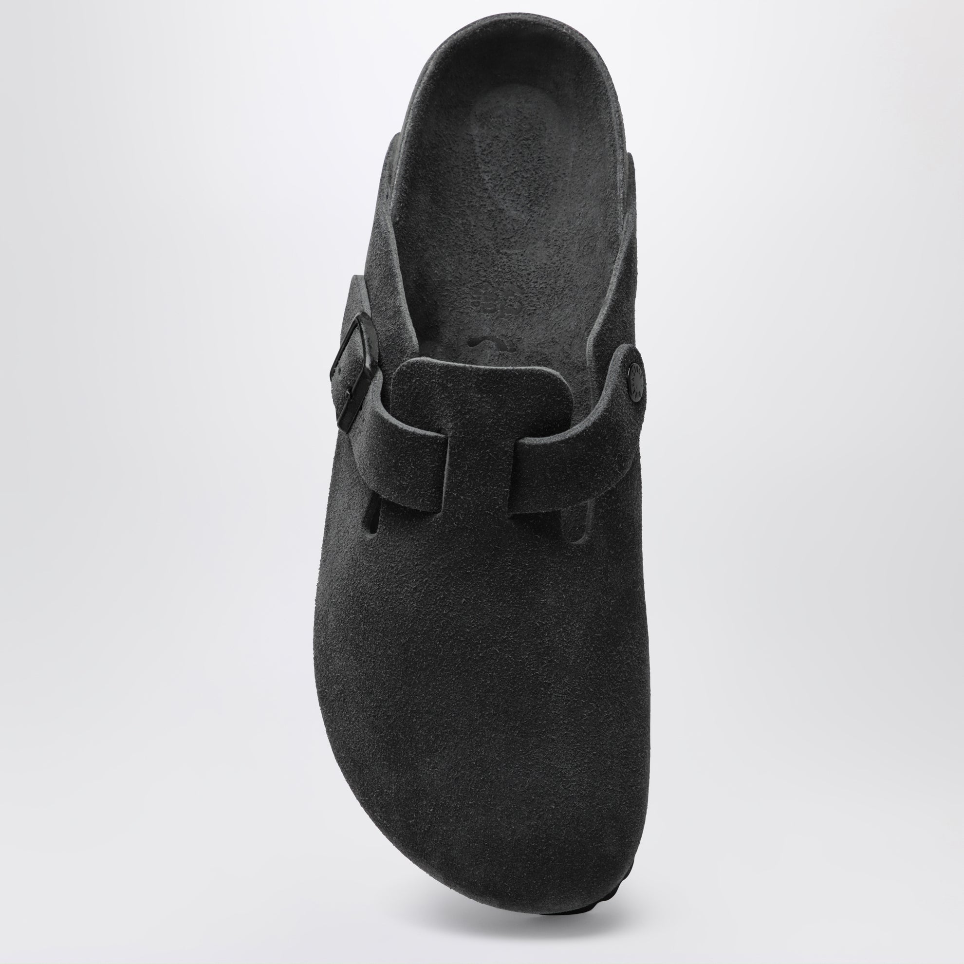 Sabots Boston en daim anthracite